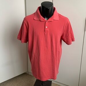 Peter Millar crown soft salmon pink men’s large polo shirt